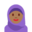 woman with headscarf, medium-dark skin tone